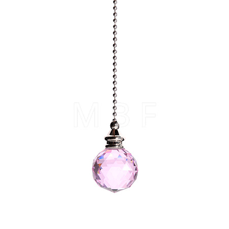 Glass Crystal Ceiling Fan Pull Chain Extenders PW-WG22568-04-1