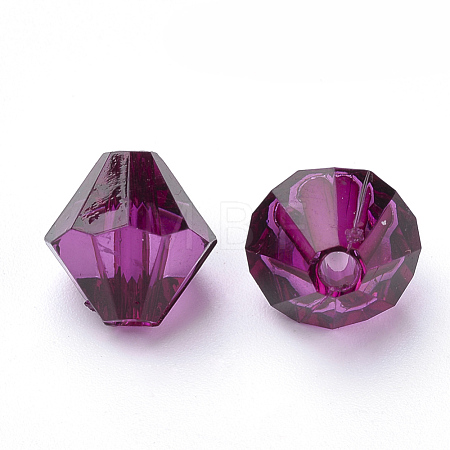 Transparent Acrylic Beads TACR-S146-6mm-24-1