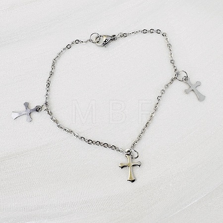 Bohemian Style Stainless Steel Charm Bracelets QO5995-2-1