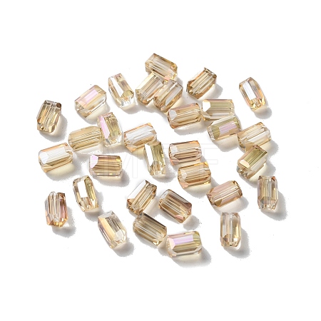 Electroplate Glass Beads EGLA-J023-8x4mm-05-1
