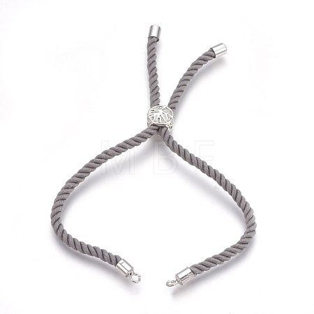 Cotton Cord Bracelet Making KK-F758-03J-P-1