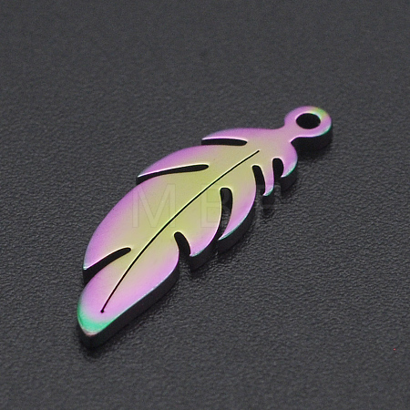 Ion Plating(IP) 201 Stainless Steel Pendants STAS-R111-JA549-1