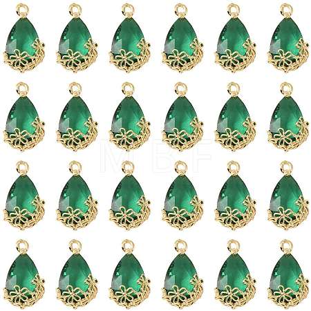 Transparent Glass Pendants GLAA-FZ0001-02A-1