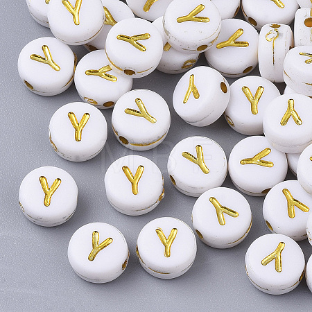 Plating Acrylic Beads LS-X-PACR-R242-01Y-1