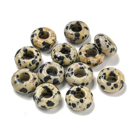 Natural Dalmatian Jasper Beads X-G-Q173-03A-24-1