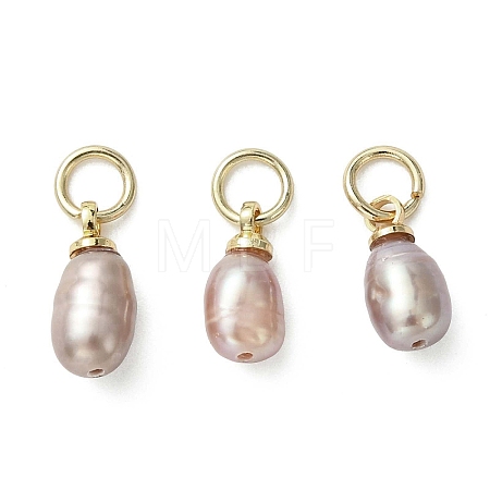 Natural Cultured Freshwater Pearl Pendants PALLOY-JF05301-01-1