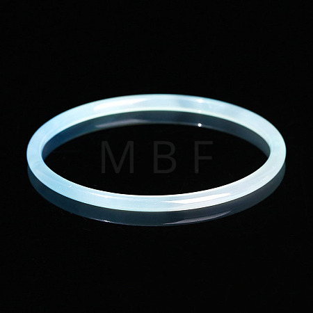 Dyed Natural Agate Simple Plain Bangle for Women FIND-PW0021-09A-06-1