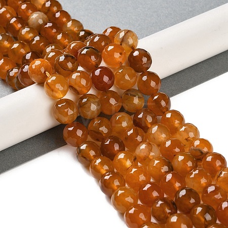 Natural Agate Beads Strands G-M437-B01-01L-1