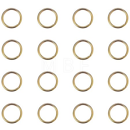 Brass Open Jump Rings KK-PH0006-10mm-G-1