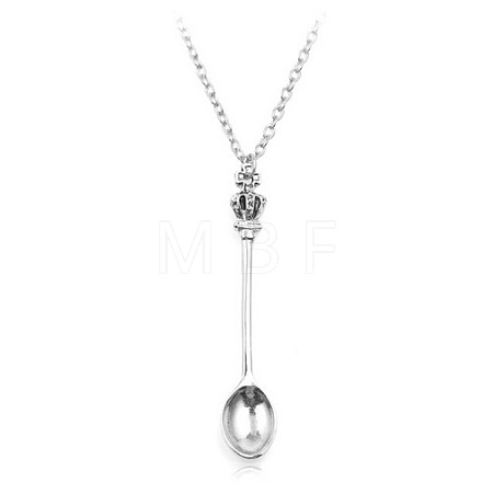 Teaspoon Alloy Pendant Necklaces for Women FS-WG6242D-02-1