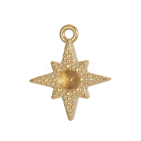 304 Stainless Steel Pendants STAS-OY011-56G-1