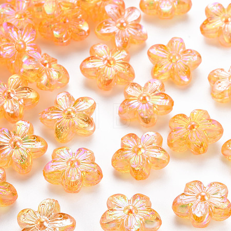 Transparent Acrylic Beads TACR-S154-45C-919-1