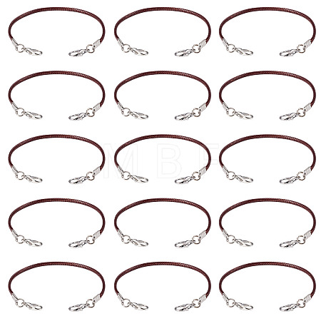 30Pcs Korean Waxed Polyester Cord Bracelet Making YC-TADJ0001-02E-1