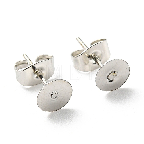 Iron Stud Earring Findings IFIN-Q001-01B-P-1