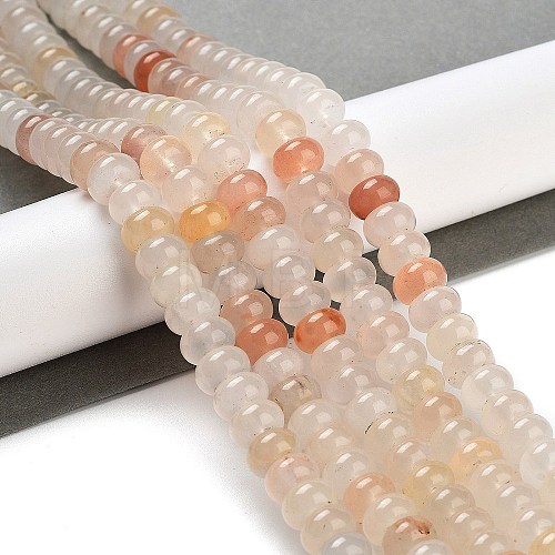 Natural Golden Silk Jade Beads Strands G-D481-21-1