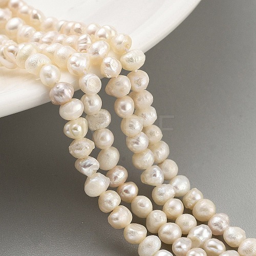 Natural Cultured Freshwater Pearl Beads Strands PEAR-C003-07A-1