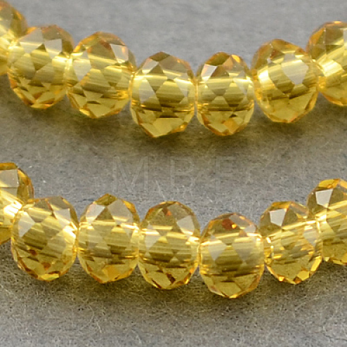 Transparent Glass Beads Strands GLAA-R135-2mm-04-1