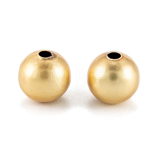 Brass Beads KK-K255-30B-G-1