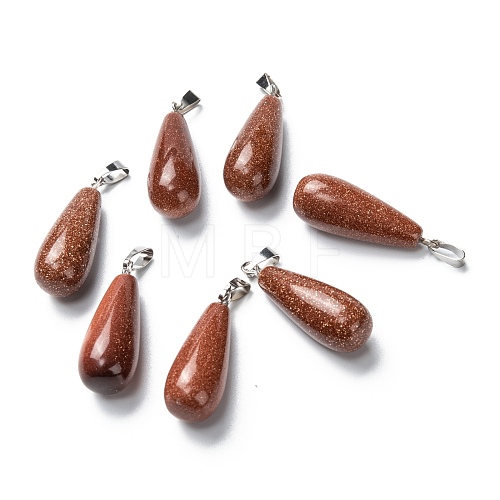 Synthetic Goldstone Pendants G-F707-06-1