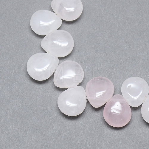Natural Rose Quartz Gemstone Beads Strands G-T005-18-1