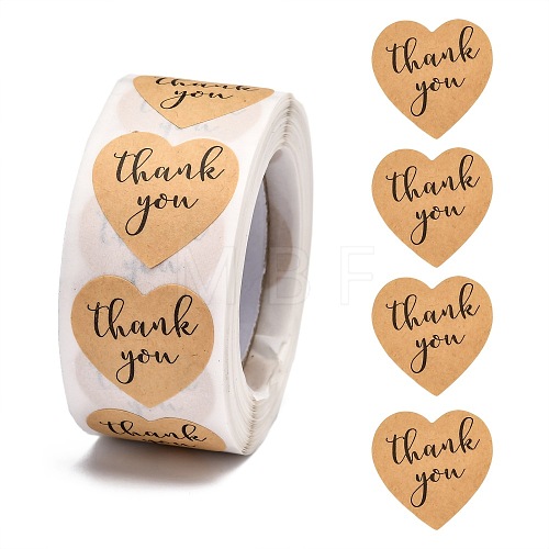 1 Inch Thank You Stickers X-DIY-G021-13A-1