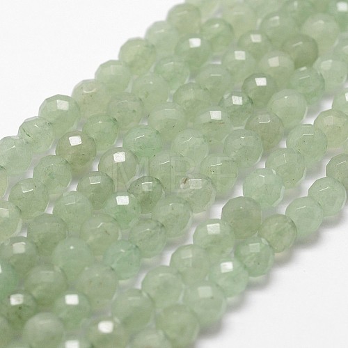 Natural Green Aventurine Beads Strands G-D840-29-6mm-1