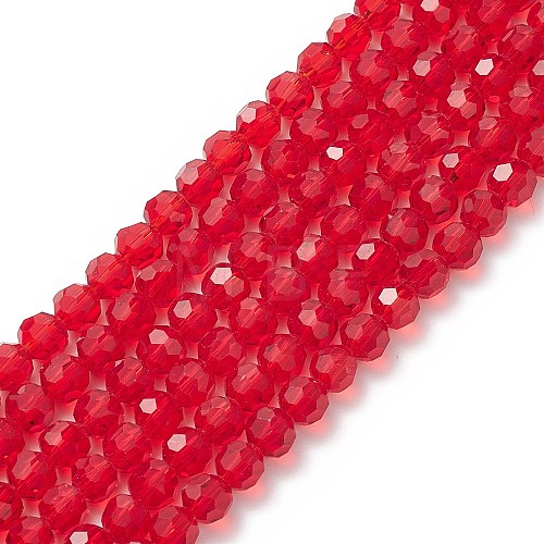 Transparent Glass Bead Strands GLAA-G013-8mm-99-1