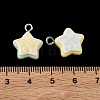Opaque Resin Pendants RESI-B044-09P-3