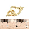 Brass Spring Gate Rings X-KK-P299-08G-3