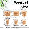 18Pcs 6 Styles Cork Stopper AJEW-ME0002-67-2