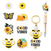 DIY Sunflower Beads Findings Kits DIY-TA0014-81-1