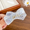 Acrylic Cartoon Bowknot Alligator Hair Clip PW-WG13F18-03-1