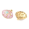 304 Stainless Steel Enamel Pendants STAS-Q119-27G-02-2