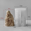 Virgin Mary Goddess Statue Candle Silicone Molds SIMO-Z004-03B-1