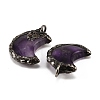 Natural Amethyst Pendants G-H359-05AS-05-3