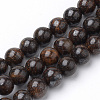 Natural Bronzite Beads Strands G-S272-01-4mm-1