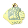 304 Stainless Steel Pendants STAS-Z168-01G-17-1