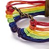 Rainbow Pride Bracelet LS-BJEW-F424-02-3