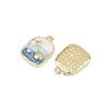 Alloy Rhinestone Pendants X-PALLOY-P311-02G-2