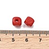 Spray Painted Wooden Beads WOOD-P021-01A-24-3