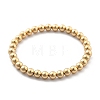 Brass Beaded Stretch Bracelets for Men Women BJEW-G736-08G-3