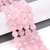 Natural Rose Quartz Beads Strands G-S345-8mm-34-2