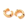 Brass Micro Pave Violet Cubic Zirconia Clasps KK-CBA25B2-05G-3