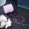 Acrylic Round Beaded Link Chains DIY-MB0007-001C-6
