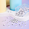 500Pcs Acrylic Horizontal Hole Letter Beads OACR-YS0001-03O-4