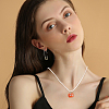 20Pcs 10 Colors Glass Enamel Beads LAMP-PA0001-44D-6