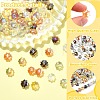 60Pcs 6 Colors Electroplate Transparent Glass Beads EGLA-YW0005-78-5