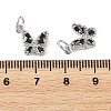 SHEGRACE Brass Micro Pave Cubic Zirconia Charms XGRQ5K010-628P-H-3