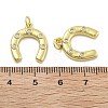 Brass Micro Pave Cubic Zirconia Pendants KK-U060-23G-03-3