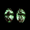 Luminous Handmade Gold Sand Lampwork Beads FOIL-N035-01B-2